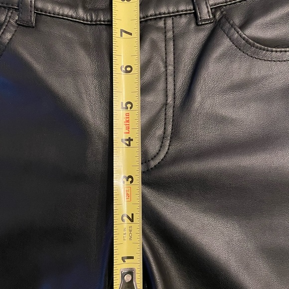 Esqualo faux leather pants. Slim leg - Picture 3 of 7